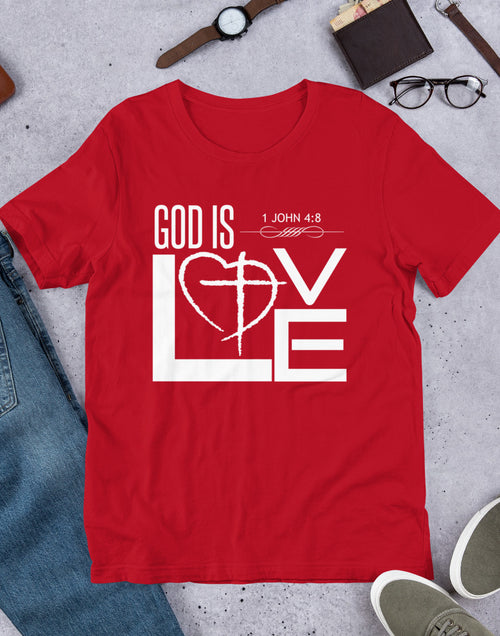 Load image into Gallery viewer, God Is Love Short-Sleeve Unisex T-Shirt
