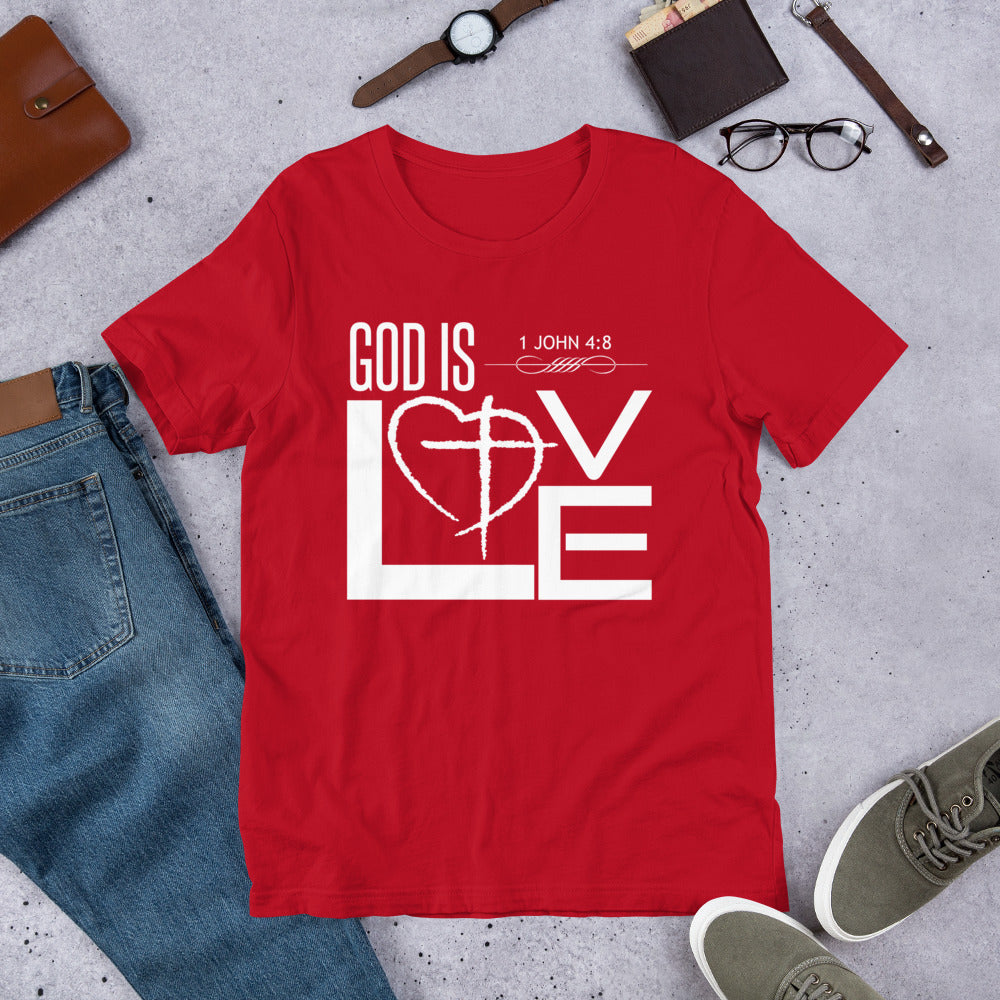 God Is Love Short-Sleeve Unisex T-Shirt