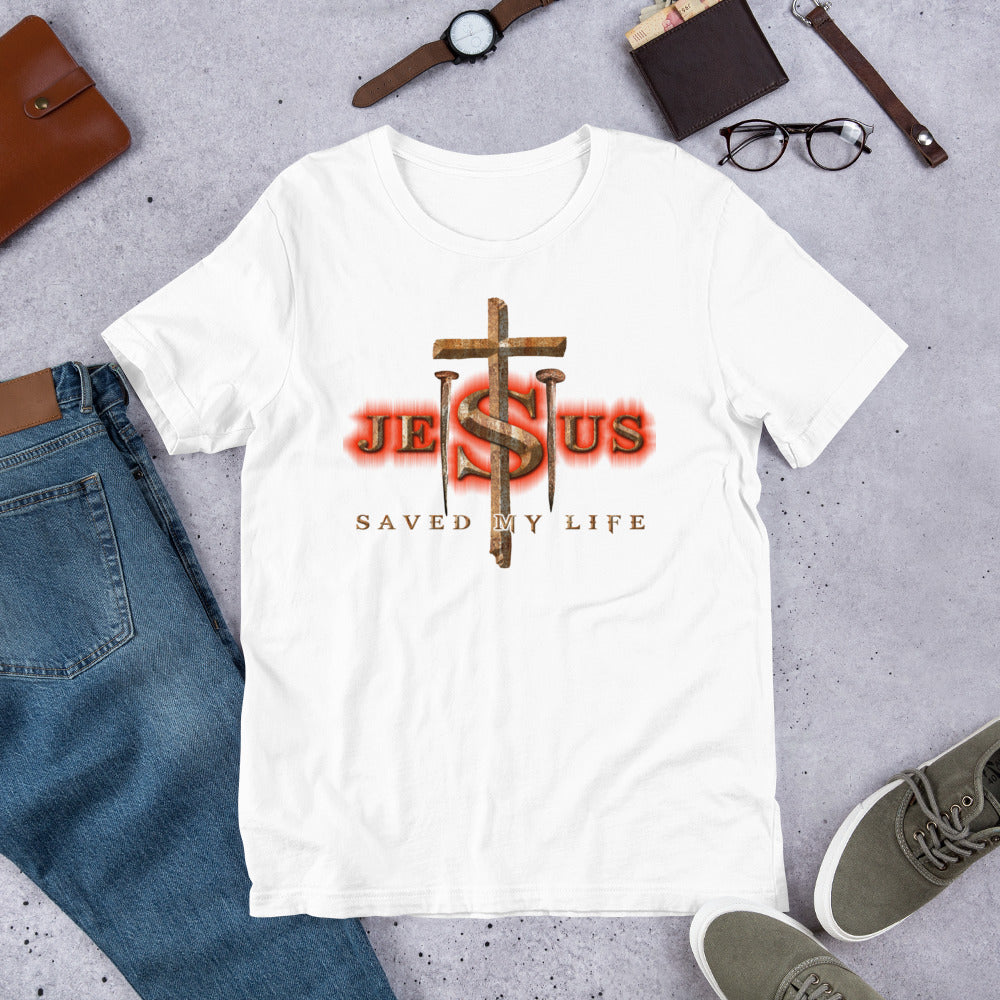 Jesus Saved My Life Short-Sleeve Unisex T-Shirt