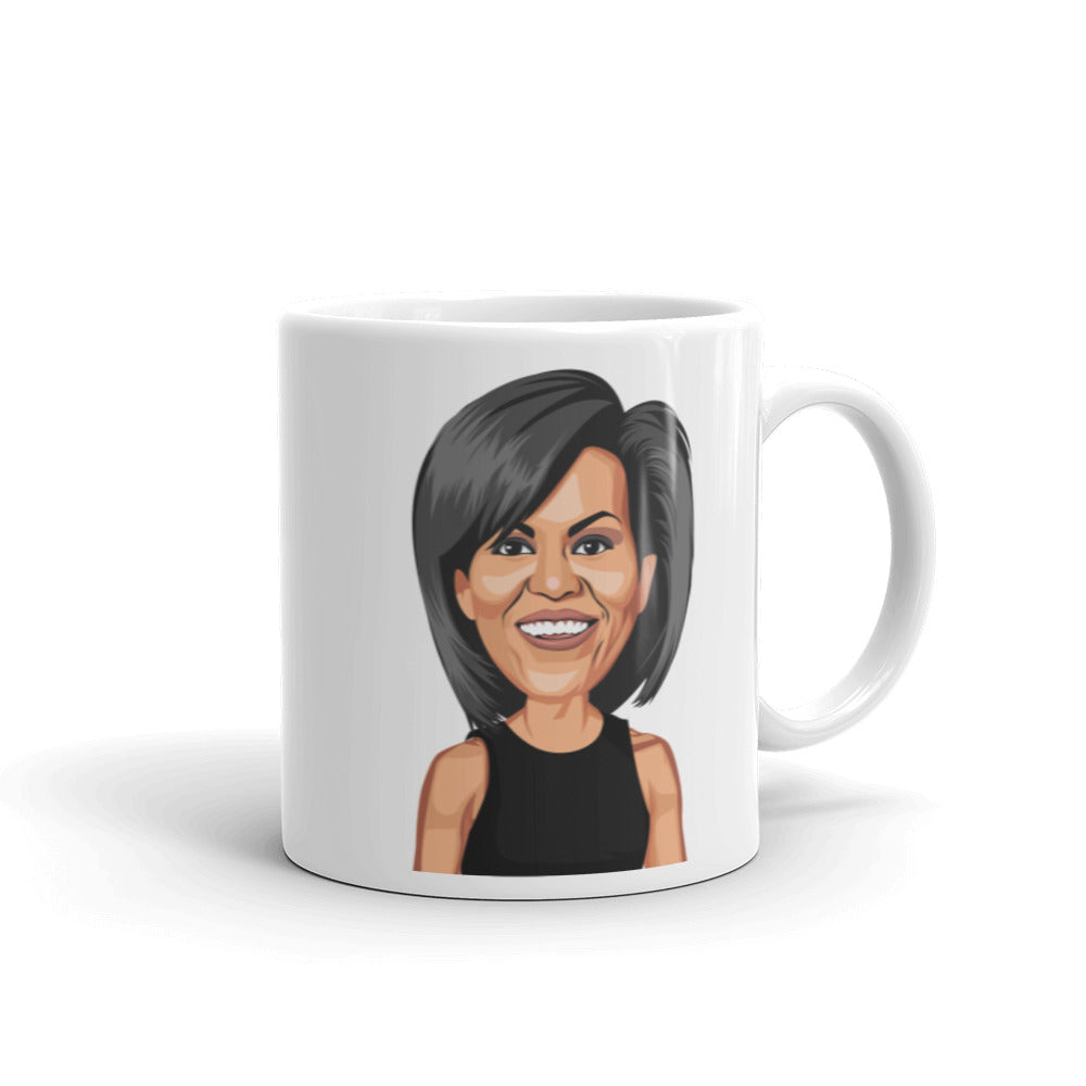 Michelle Obama Mug White glossy mug