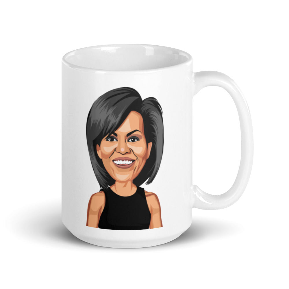 Michelle Obama Mug White glossy mug