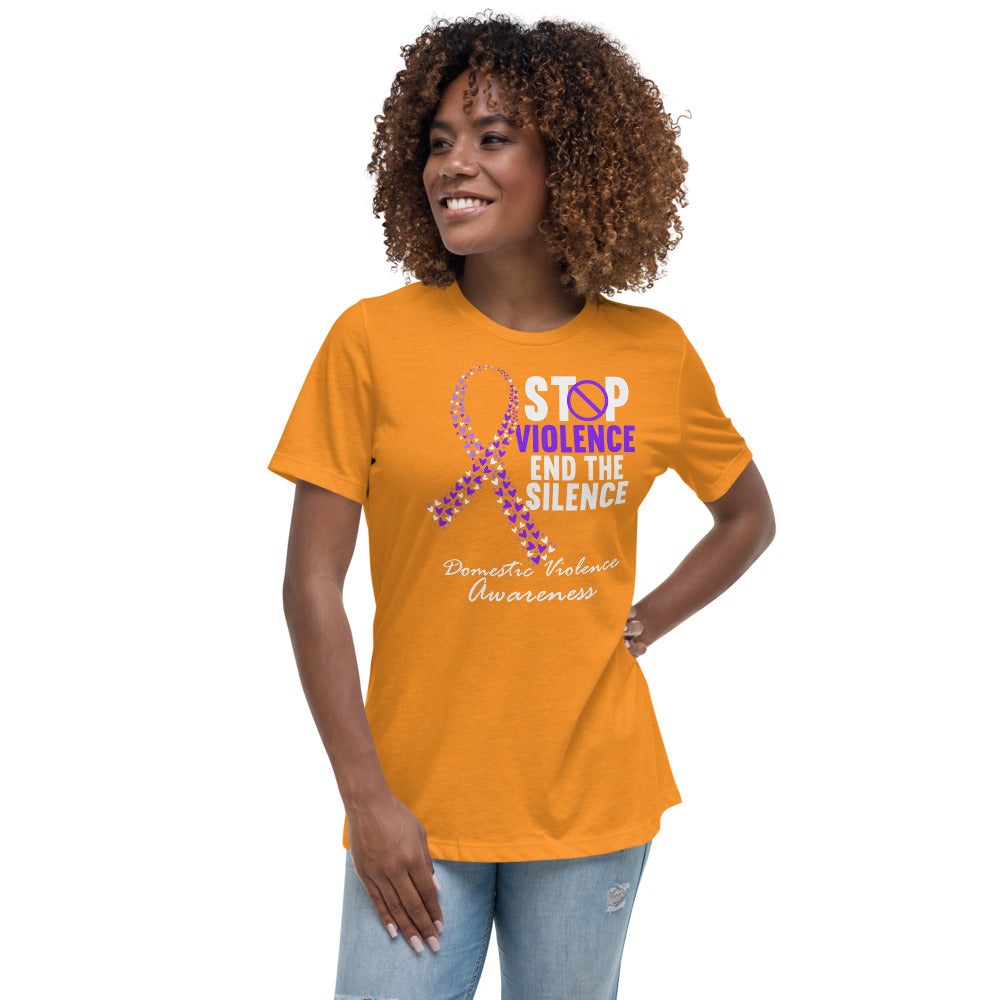 Stop Domestic Violence Women's Relaxed T-Shirt