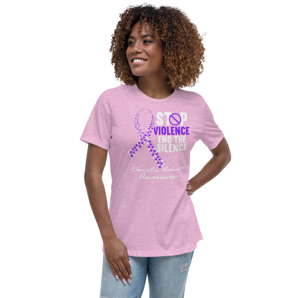 Stop Domestic Violence Women's Relaxed T-Shirt