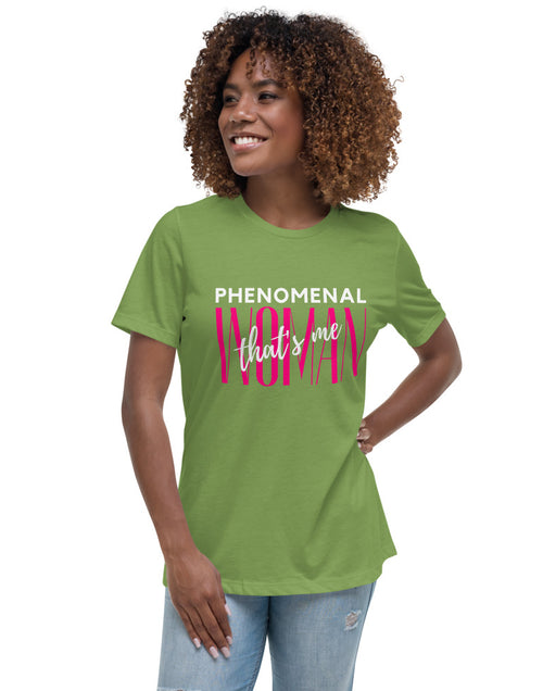 Load image into Gallery viewer, Phenomenal Woman Women&#39;s Relaxed T-Shirt
