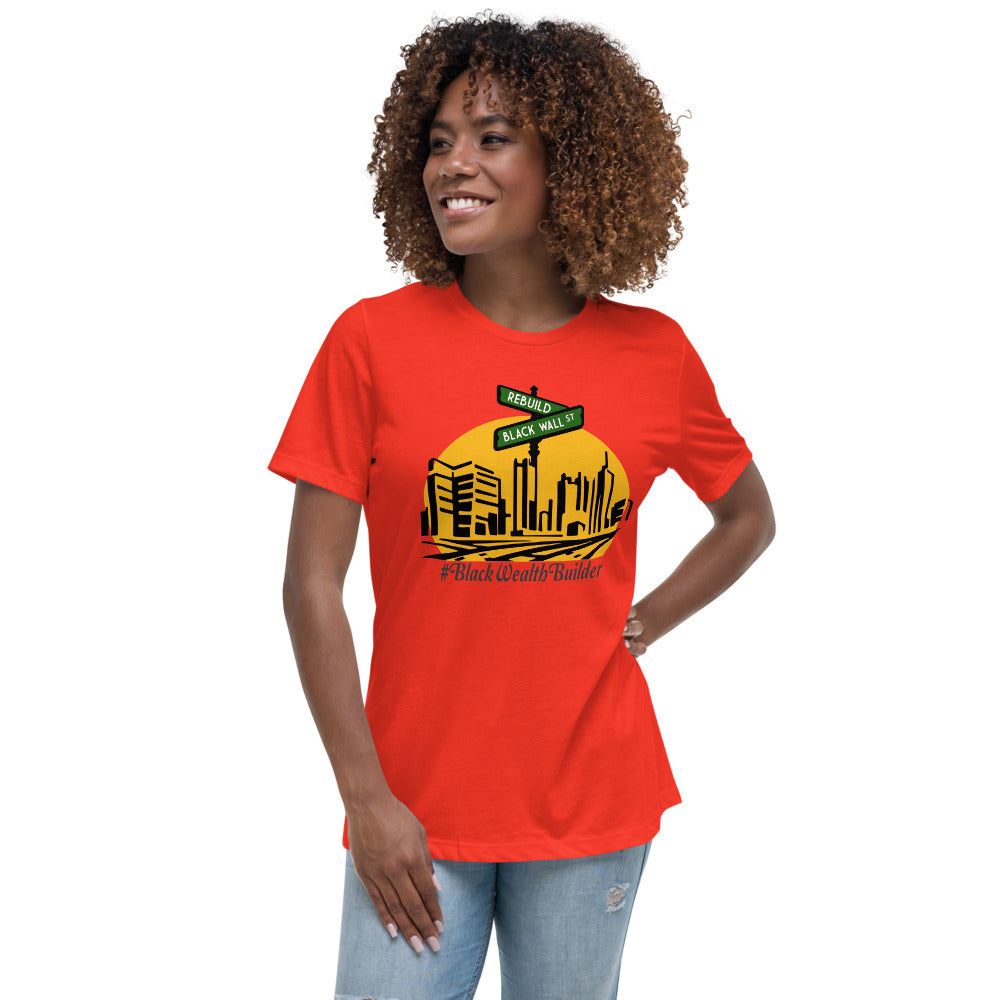 Black Wall Street Women's Relaxed T-Shirt