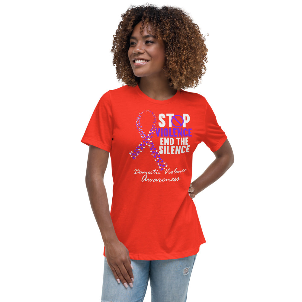 Stop Domestic Violence Women's Relaxed T-Shirt