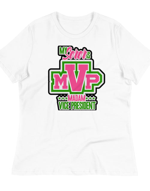 Load image into Gallery viewer, My Soro&#39;s MVP Madam Vive President Relaxed T-Shirt
