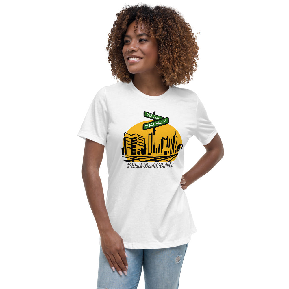 Black Wall Street Women's Relaxed T-Shirt